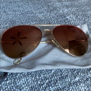 Rose gold Jcrew sunglasses
